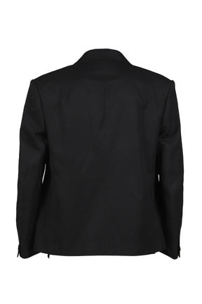 SUPER140 DOUBLE BREASTED JACKET .14 / BLK