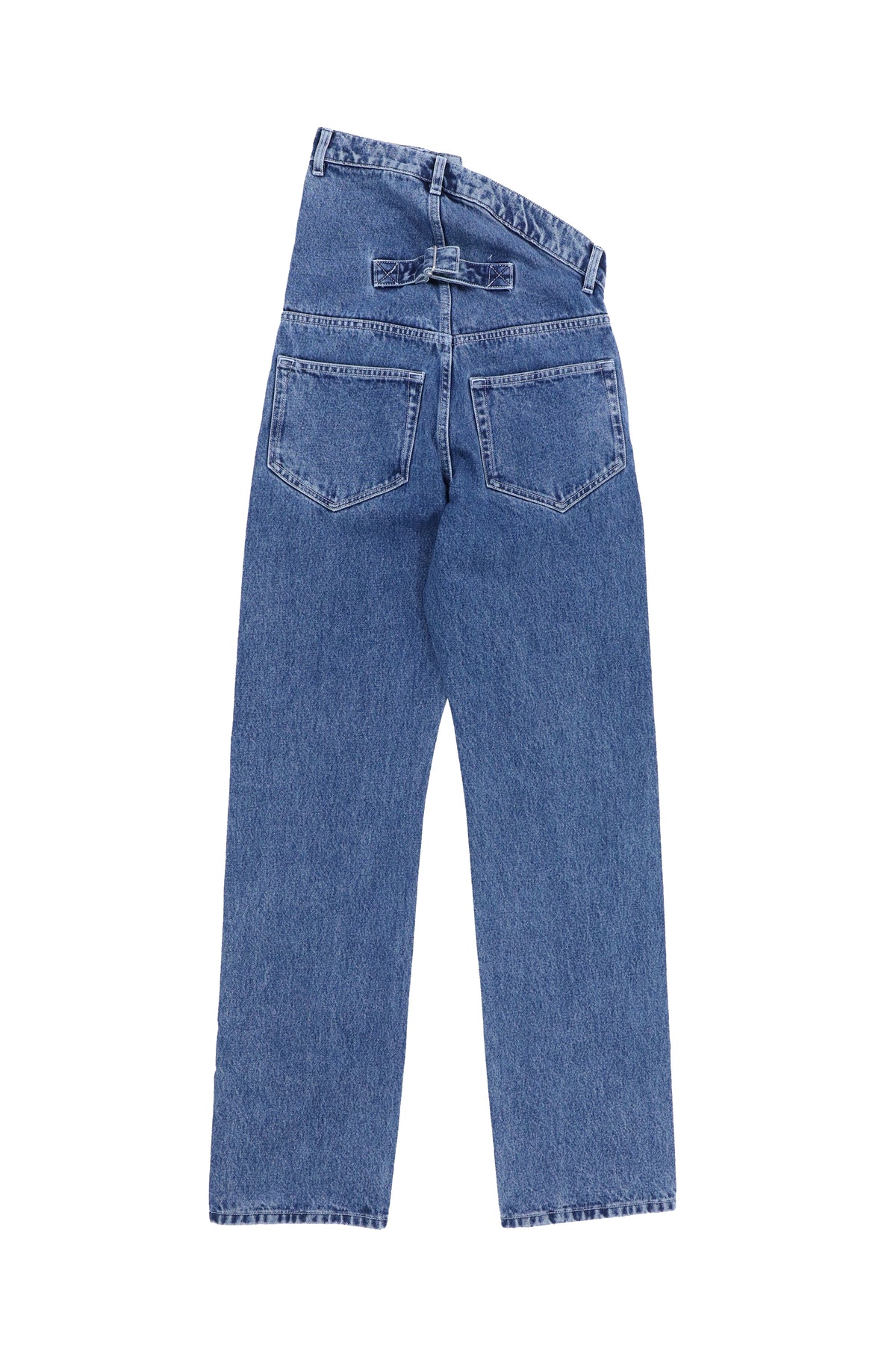 Y/PROJECT SS23 ASYMMETRIC WAIST JEANS / BLE -NUBIAN