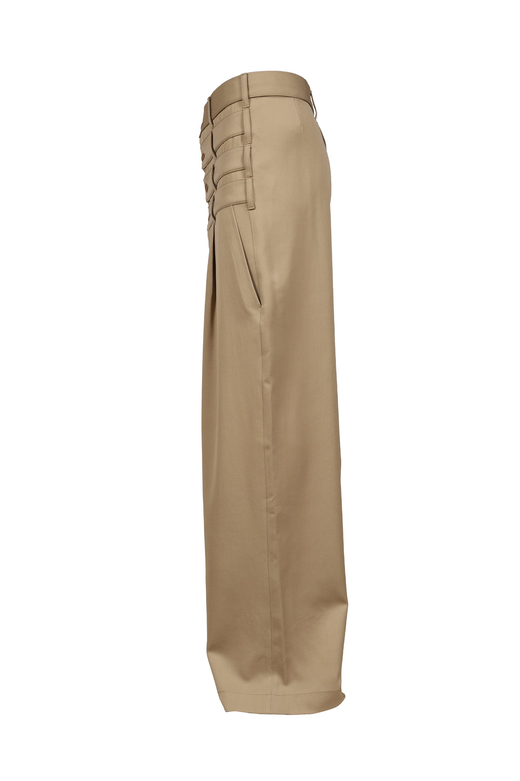 4 WAIST TAILORED TROUSERS / BEI