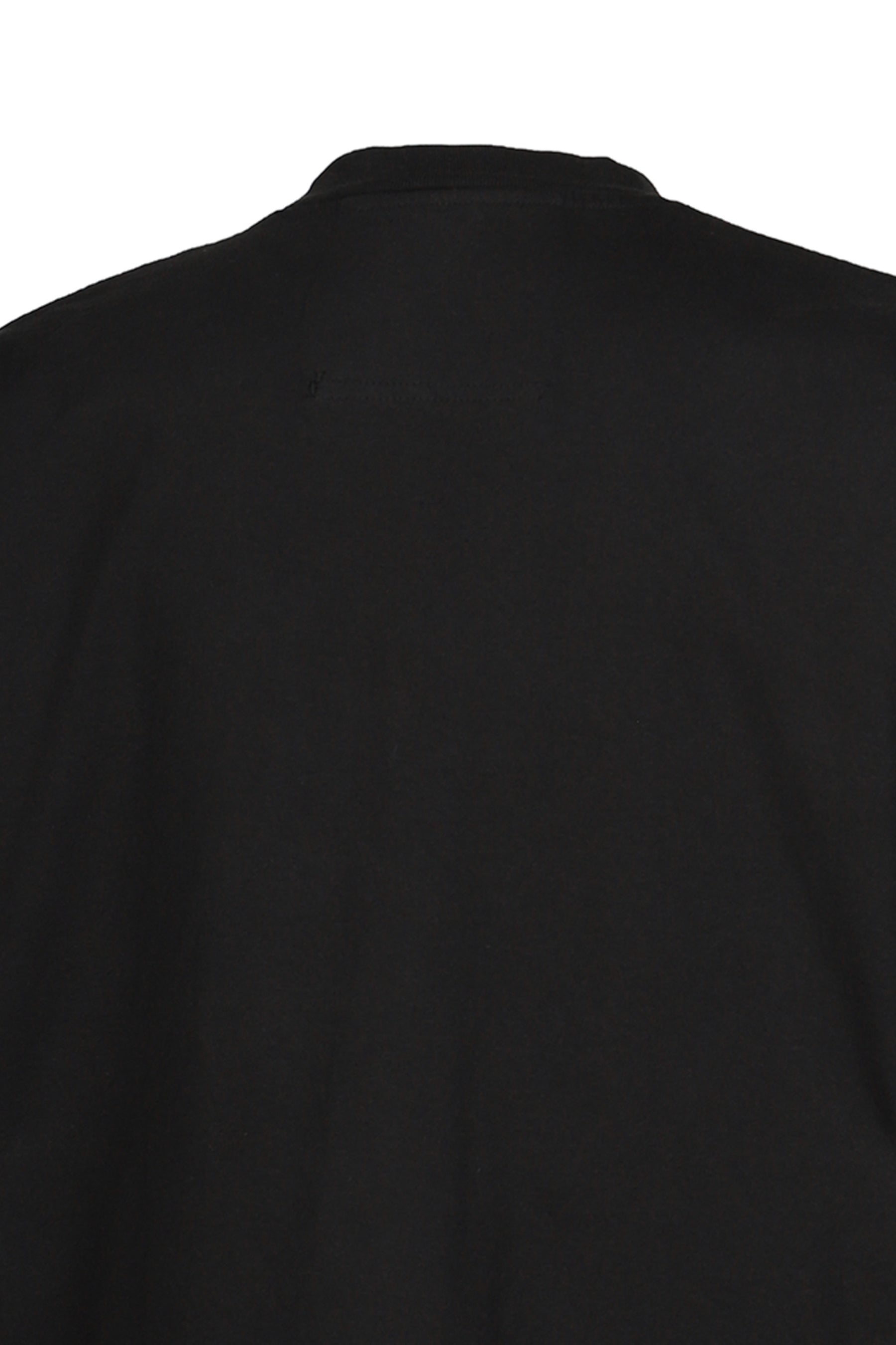 BLACK OVERSIZED US COTTON GARMENT DYE T-SHIRT / BLK