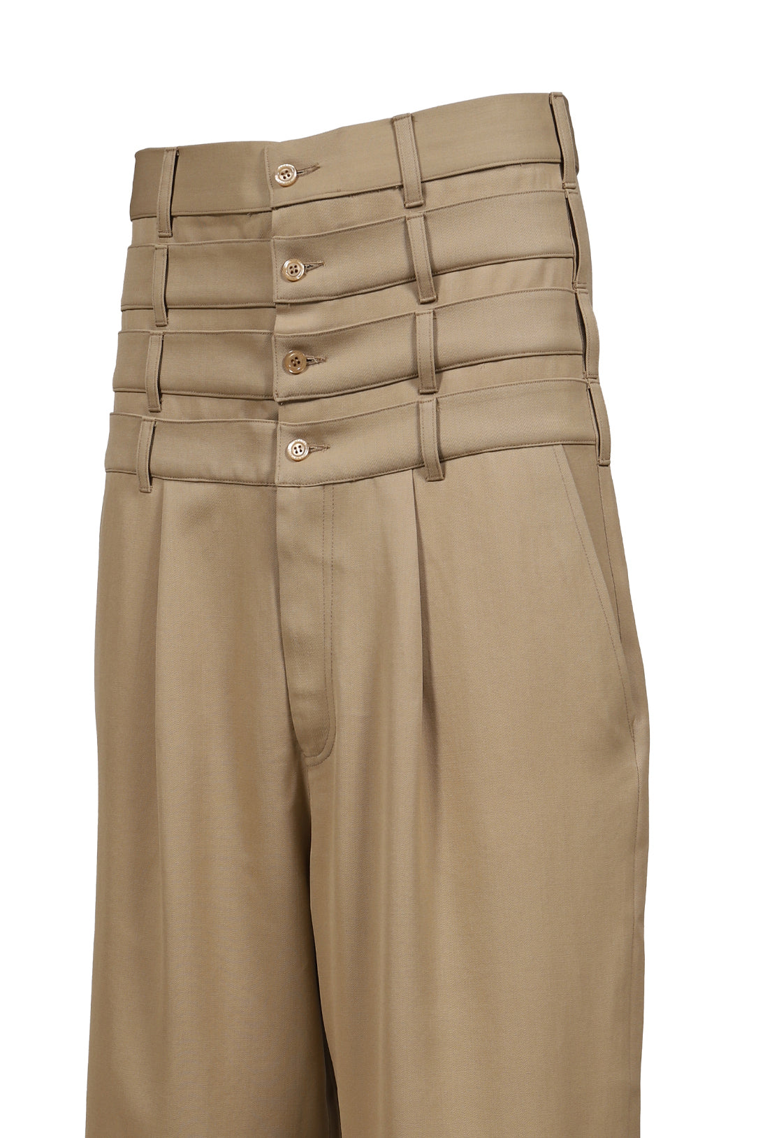 4 WAIST TAILORED TROUSERS / BEI