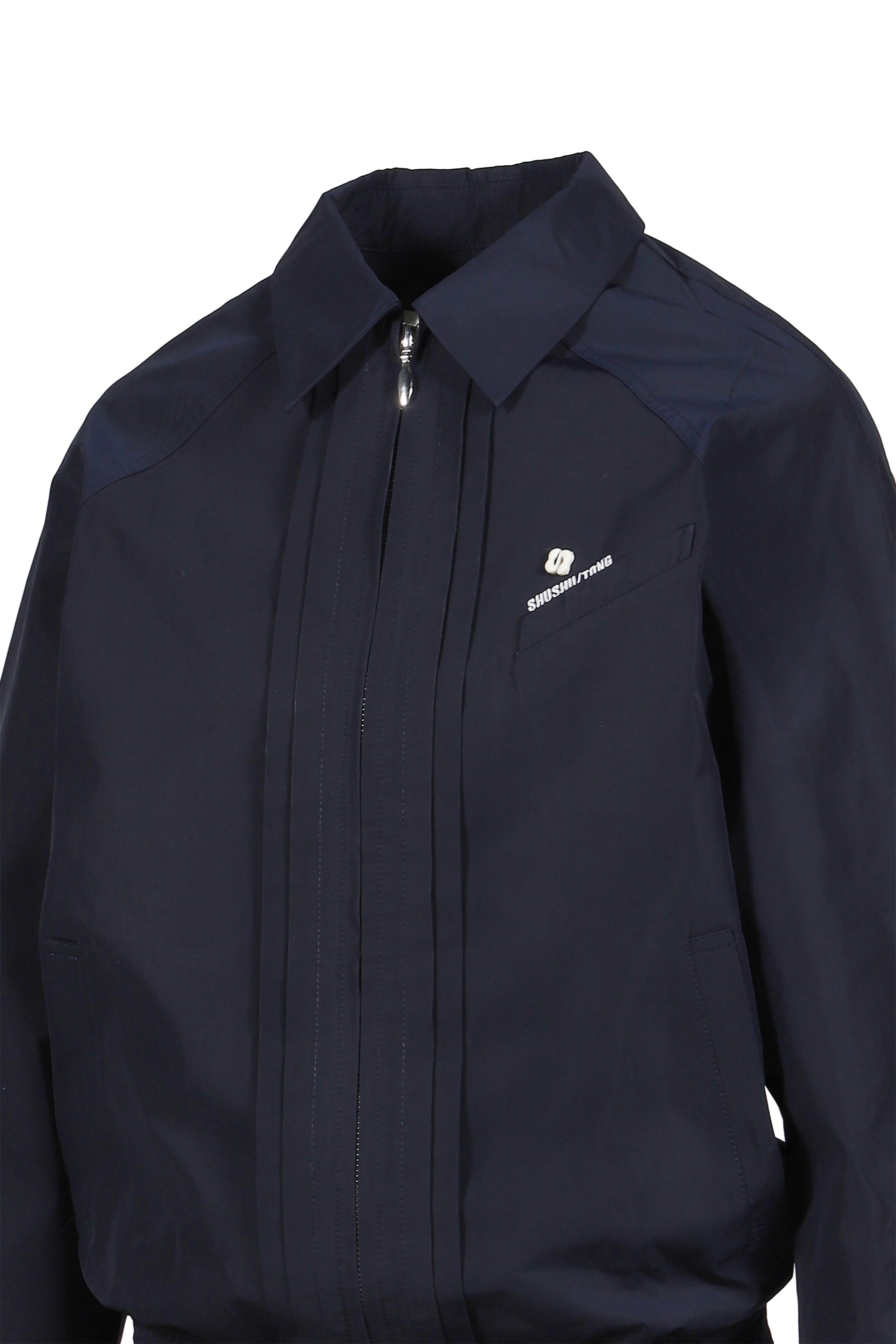 TUCK DETAIL SPORT JACKET / NVY