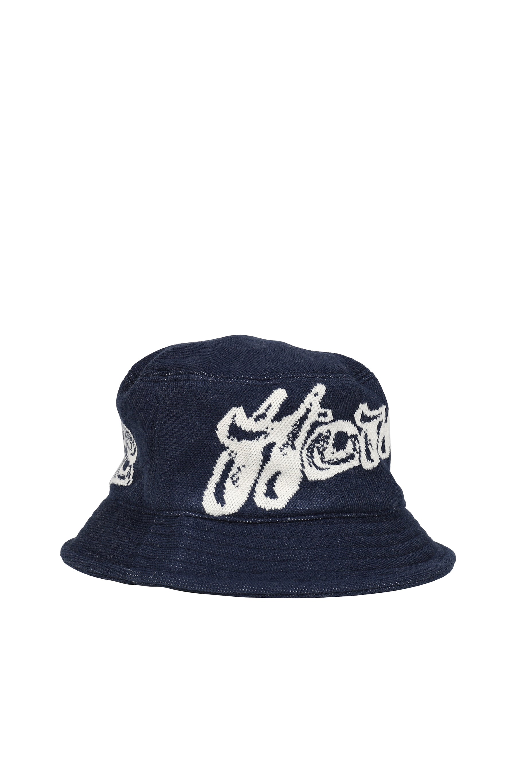 JACQUARD BUCKET HAT / NVY