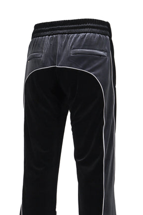 Velour Track Pants / Black 