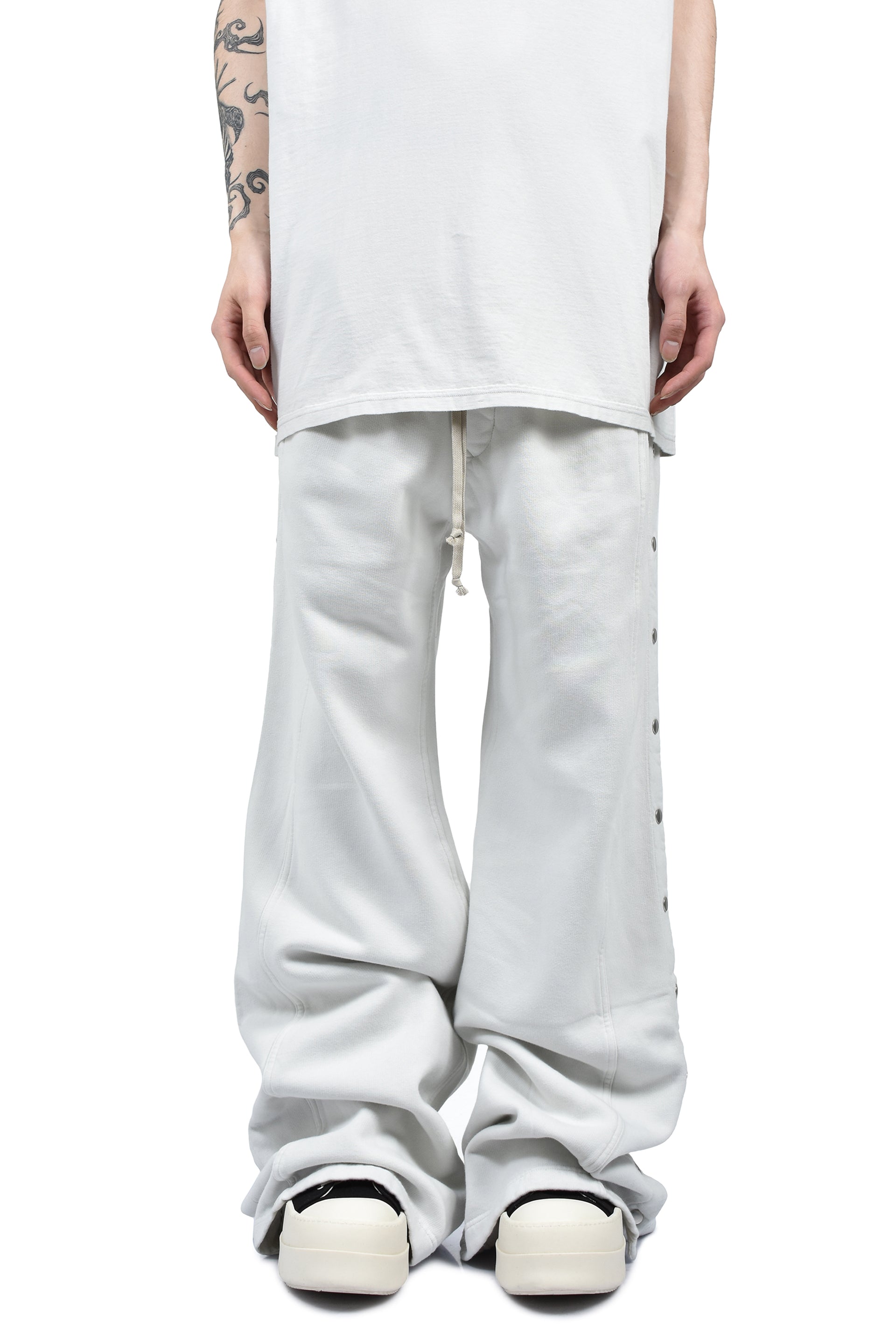 WIDE PUSHER PANTS / MILK WASH