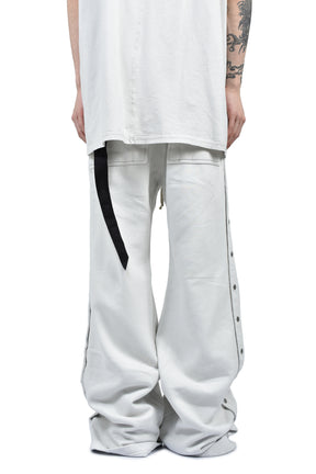 WIDE PUSHER PANTS / MILK WASH