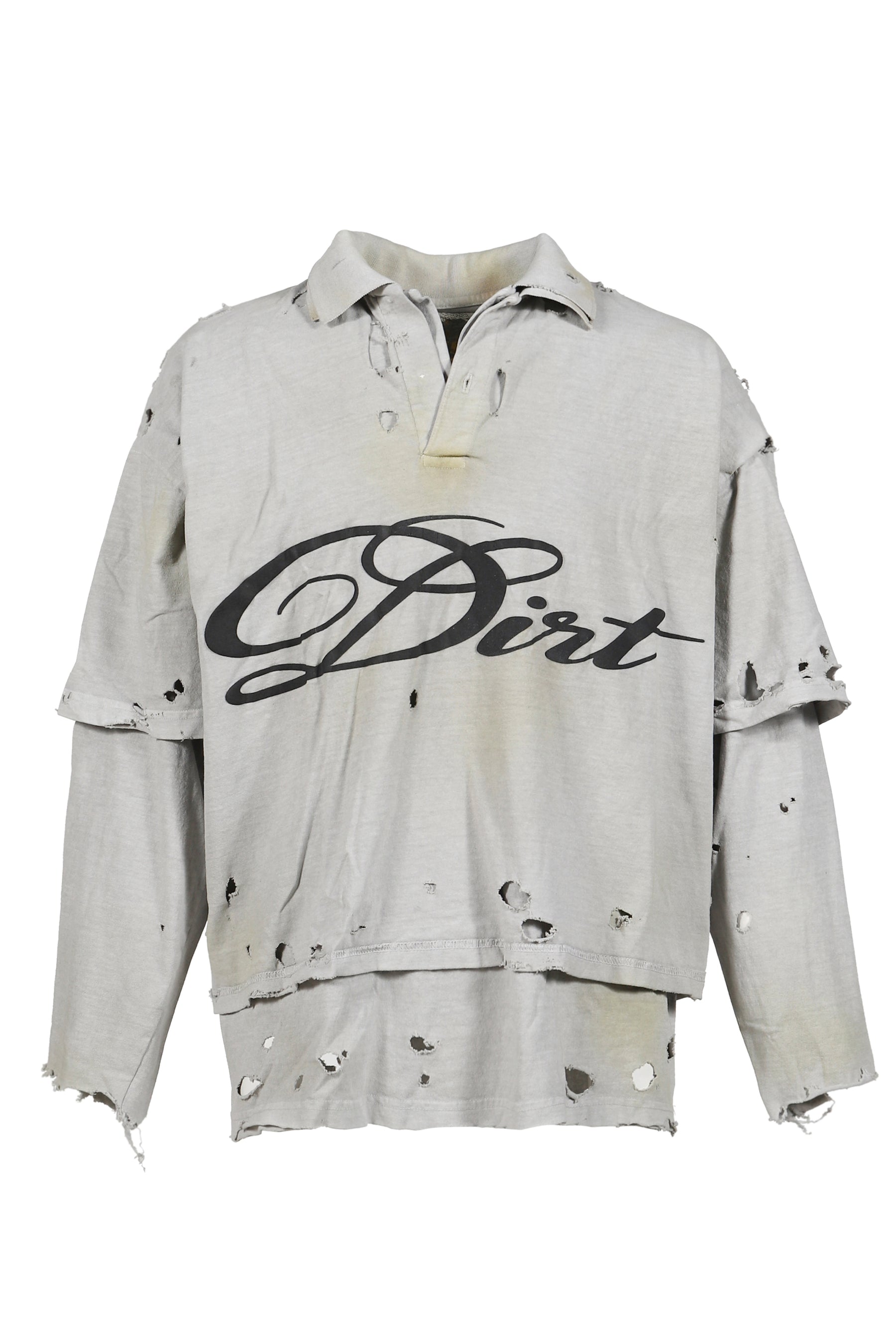 FRAT LONG SLEEVE / DIRT DIRTY WHT