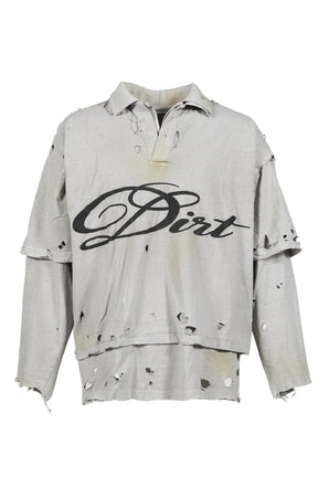 FRAT LONG SLEEVE / DIRT DIRTY WHT