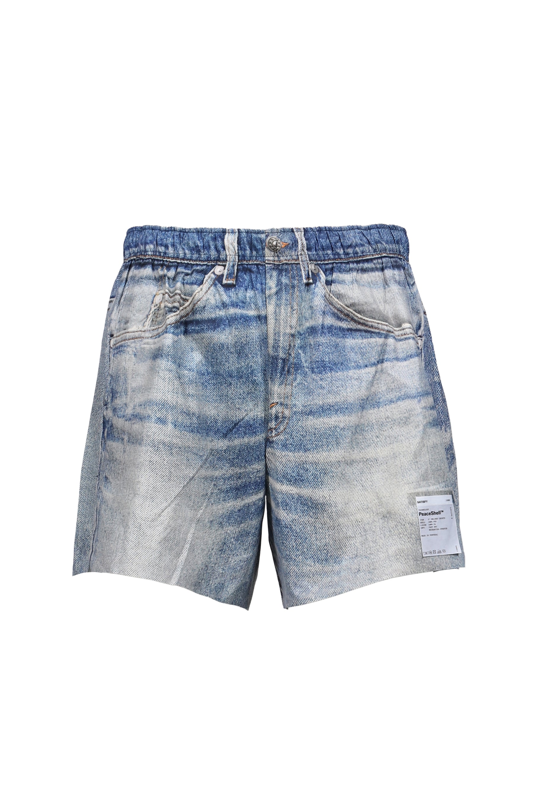 PEACESHELL 5 UNLINED SHORTS / DIGITAL DENIM