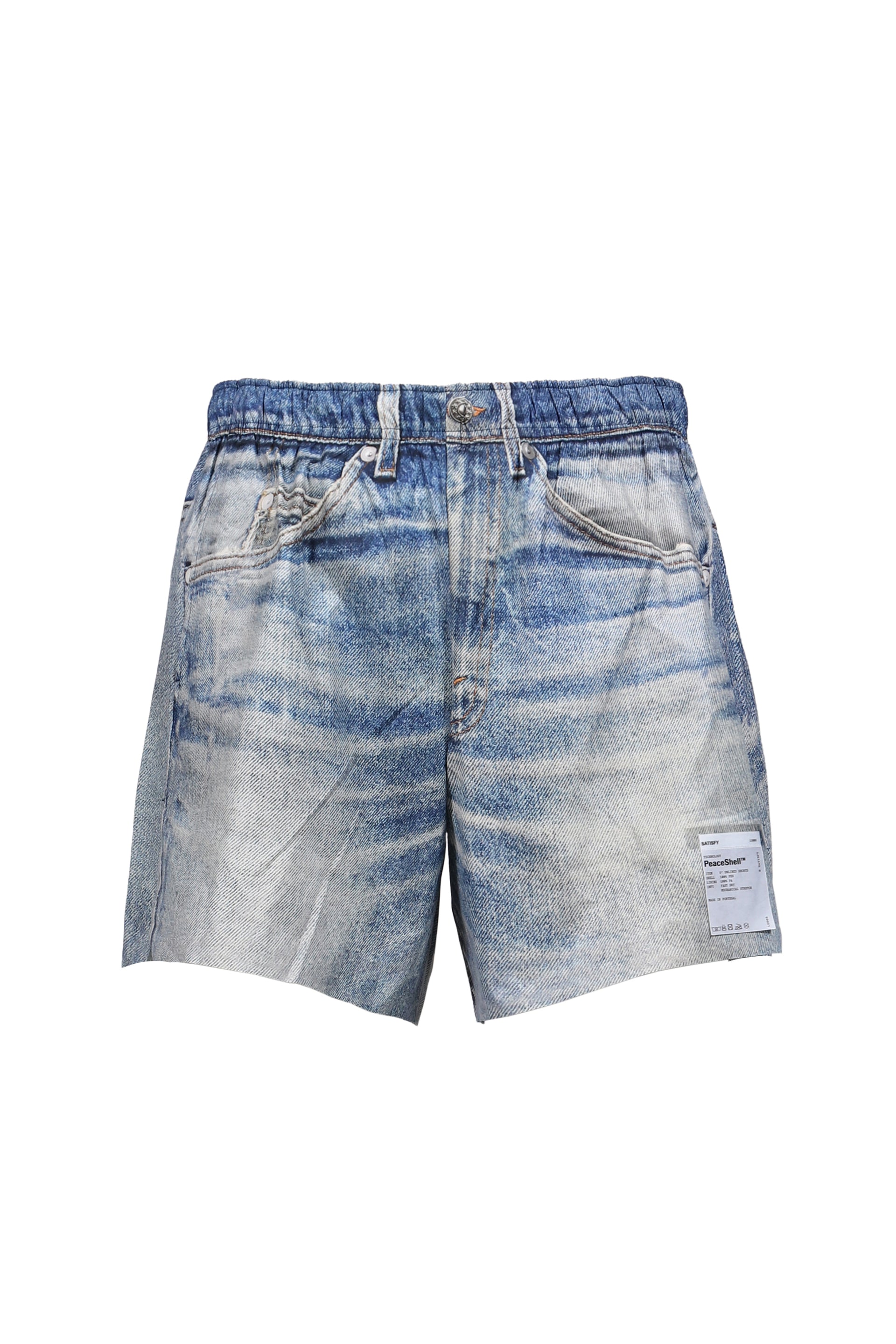 PEACESHELL 5 UNLINED SHORTS / DIGITAL DENIM