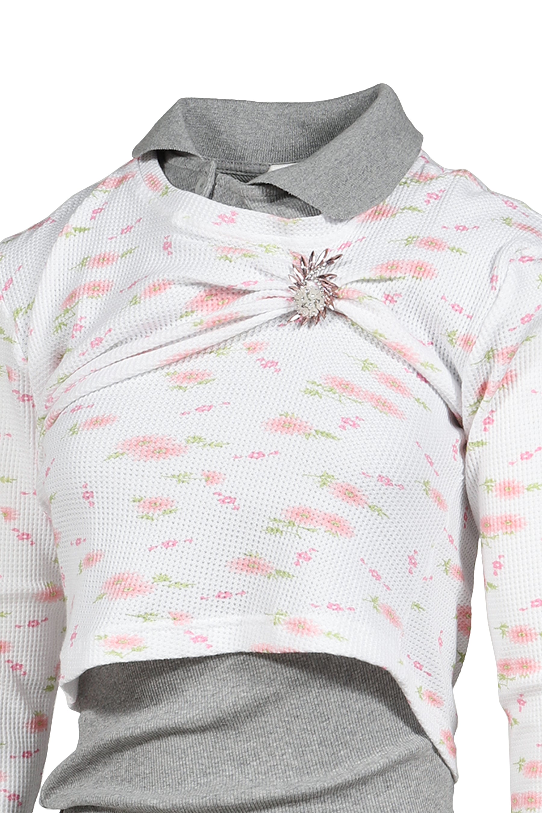 PULLED POLO / WHT