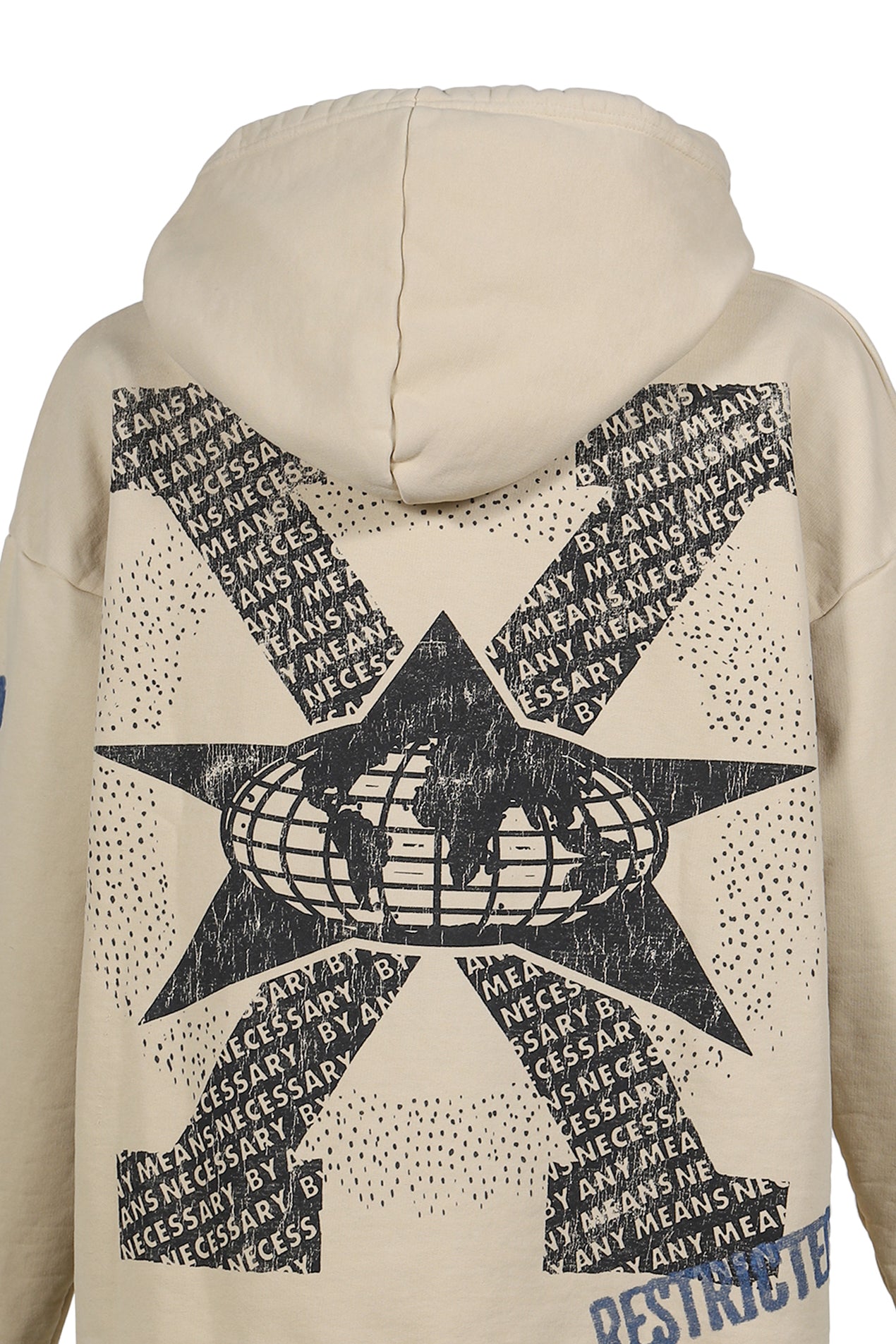 MALCOLM X CREAM HOODIE / CRM