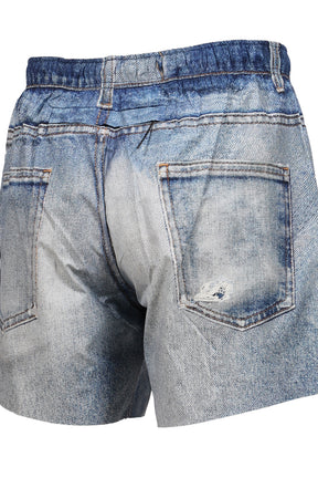 PEACESHELL 5 UNLINED SHORTS / DIGITAL DENIM