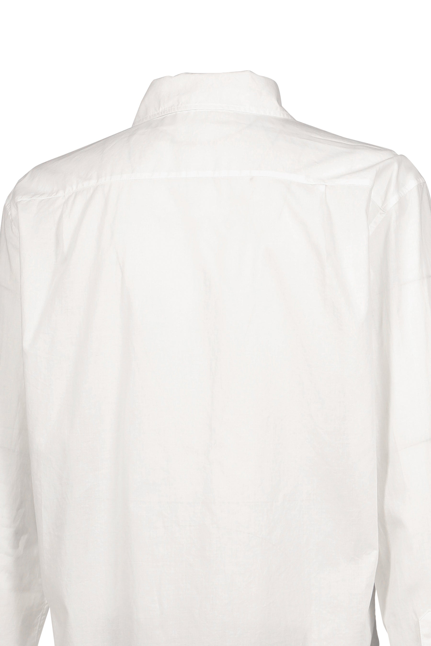 WESSEL BOTTON DOWN SHIRT WITH MONOGRAM EMBROIDERY / WHT