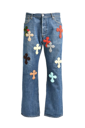 AGGREGATION 3D CROSS DENIM / MULTI