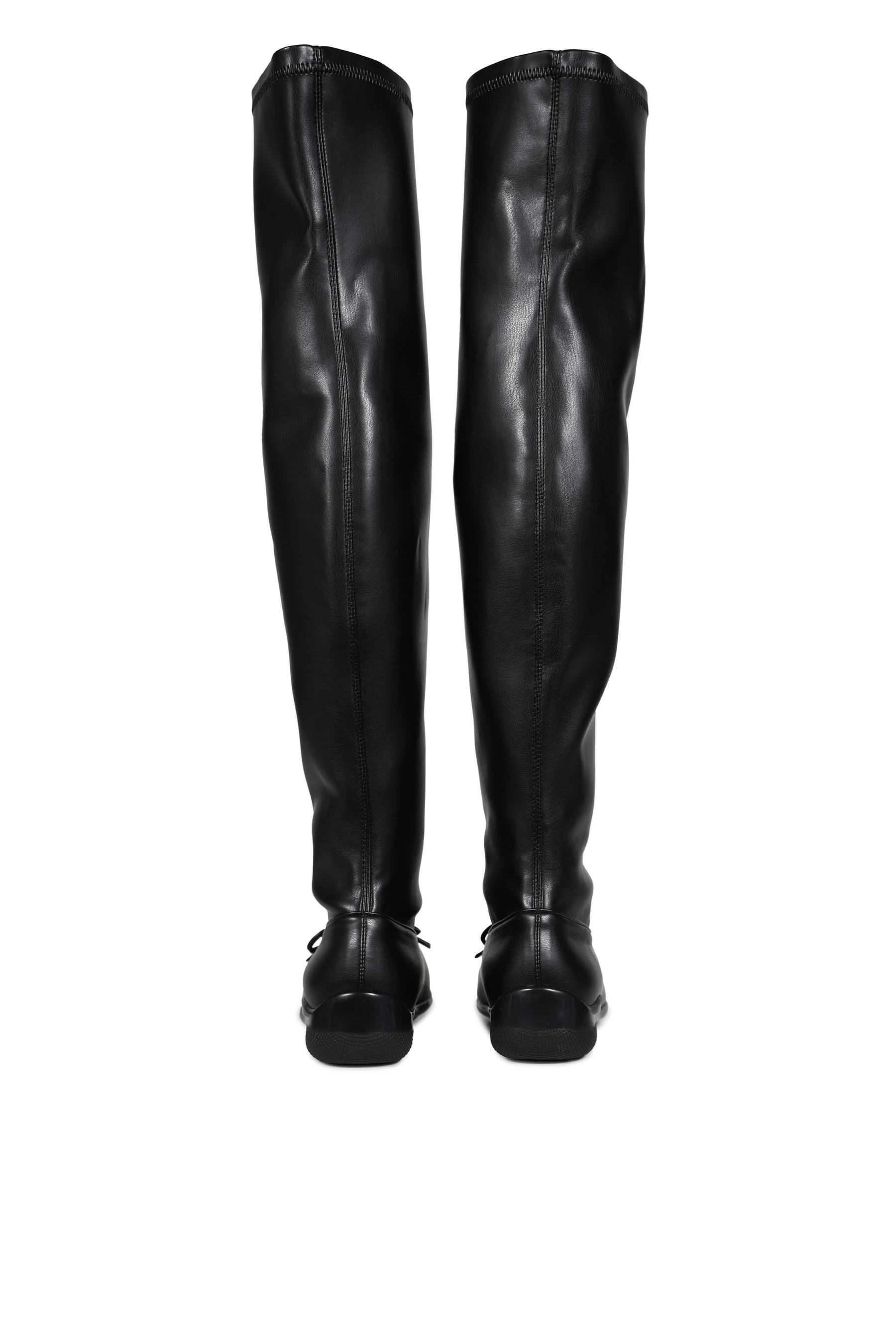 THIGH HIGH BALLET BOOTS / BLK