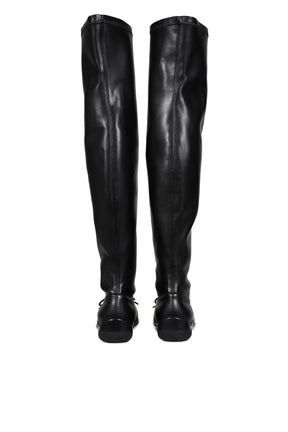 THIGH HIGH BALLET BOOTS / BLK