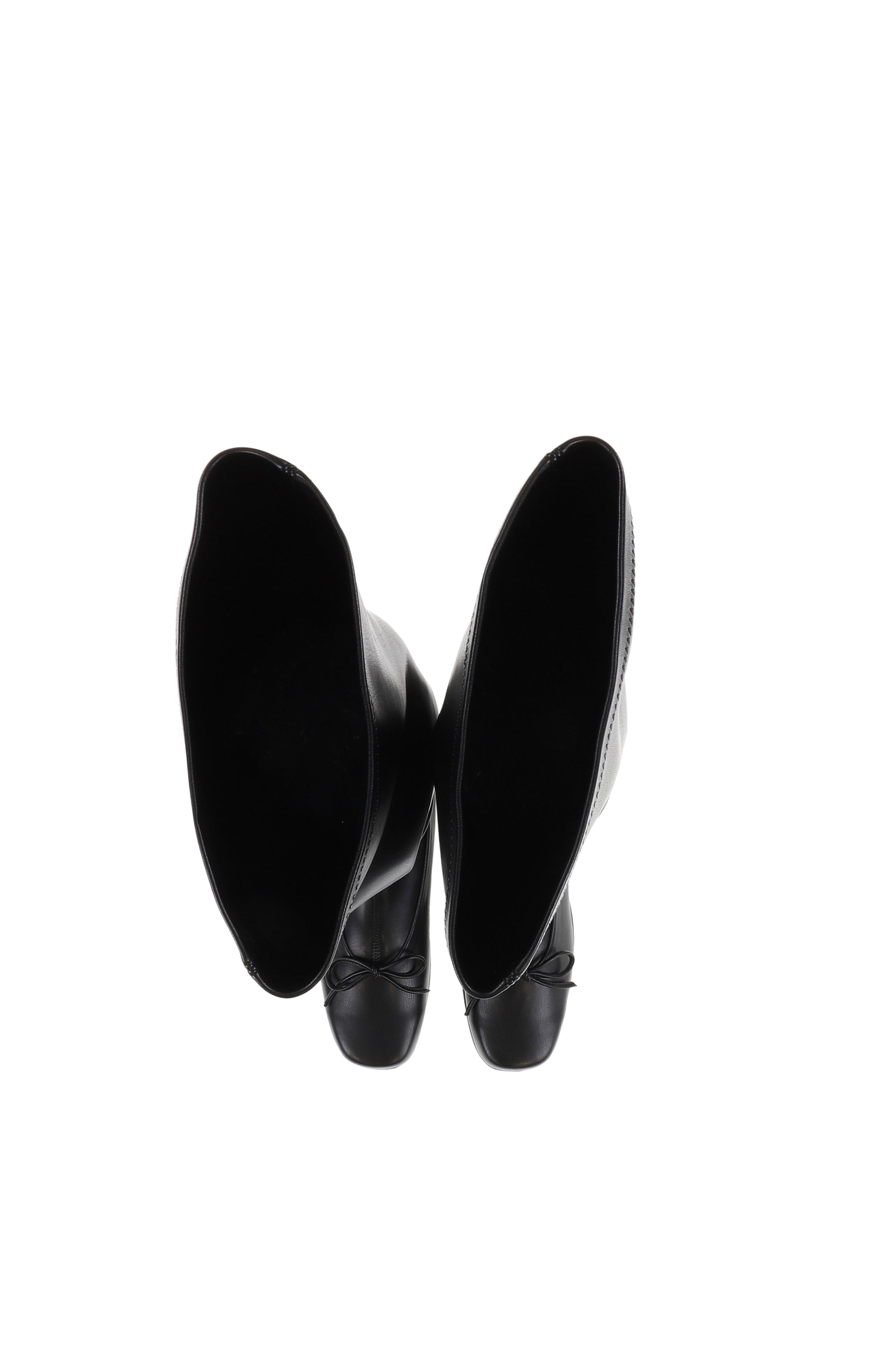 THIGH HIGH BALLET BOOTS / BLK