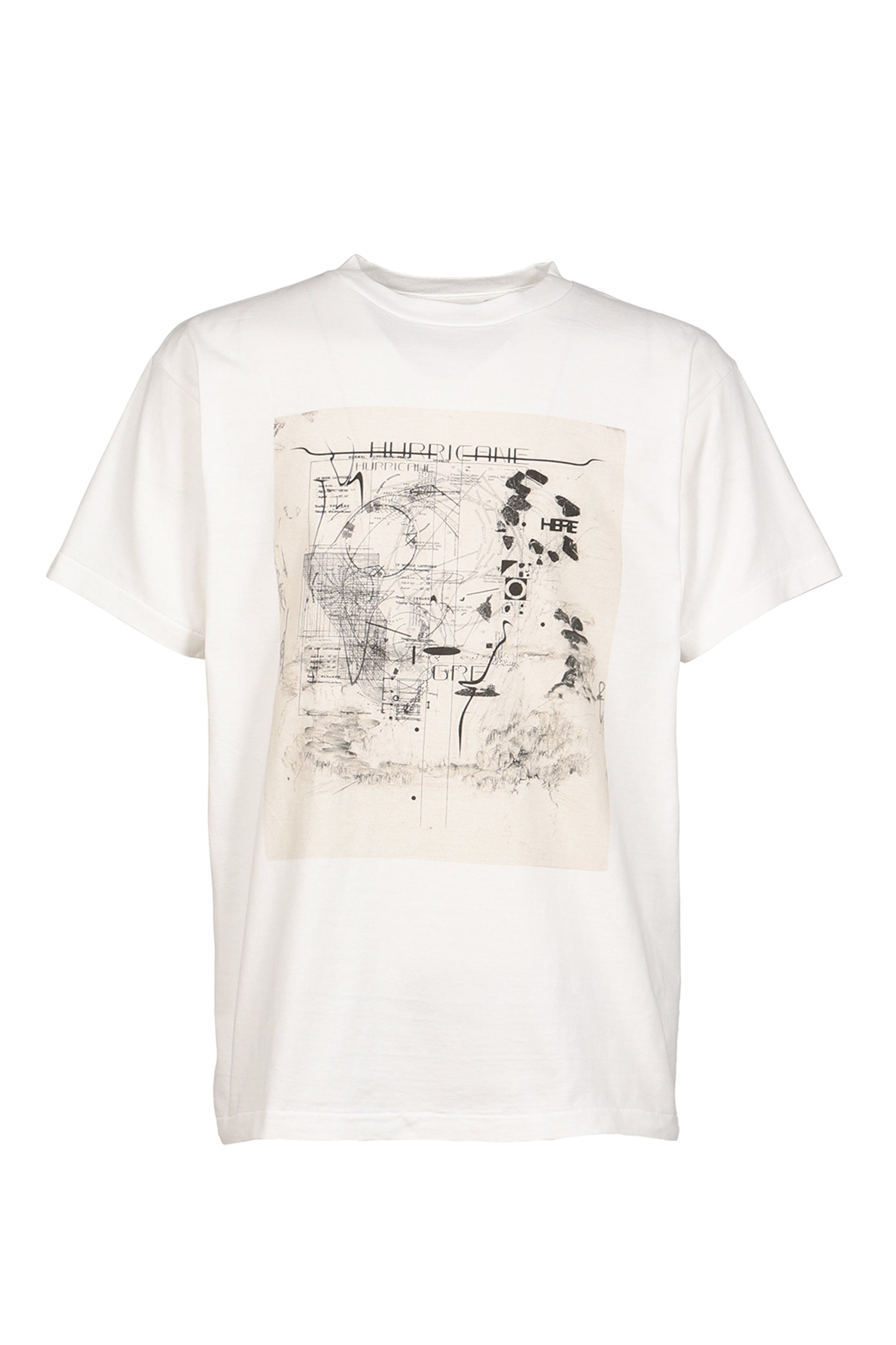 RISE UP THE VALLEY LIKE A HURRICANE TEE / WHT