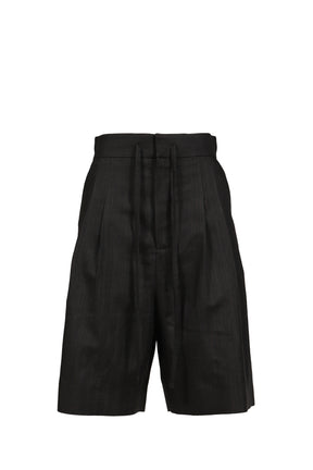 BAGGY SHORTS / BLK STRIPED