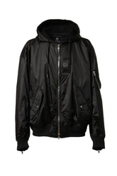 HOODED MA-1 / BLK