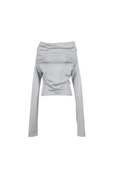 LULU LONG SLEEVE FOOTBALL JERSEY / GRY