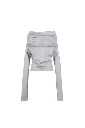 LULU LONG SLEEVE FOOTBALL JERSEY / GRY