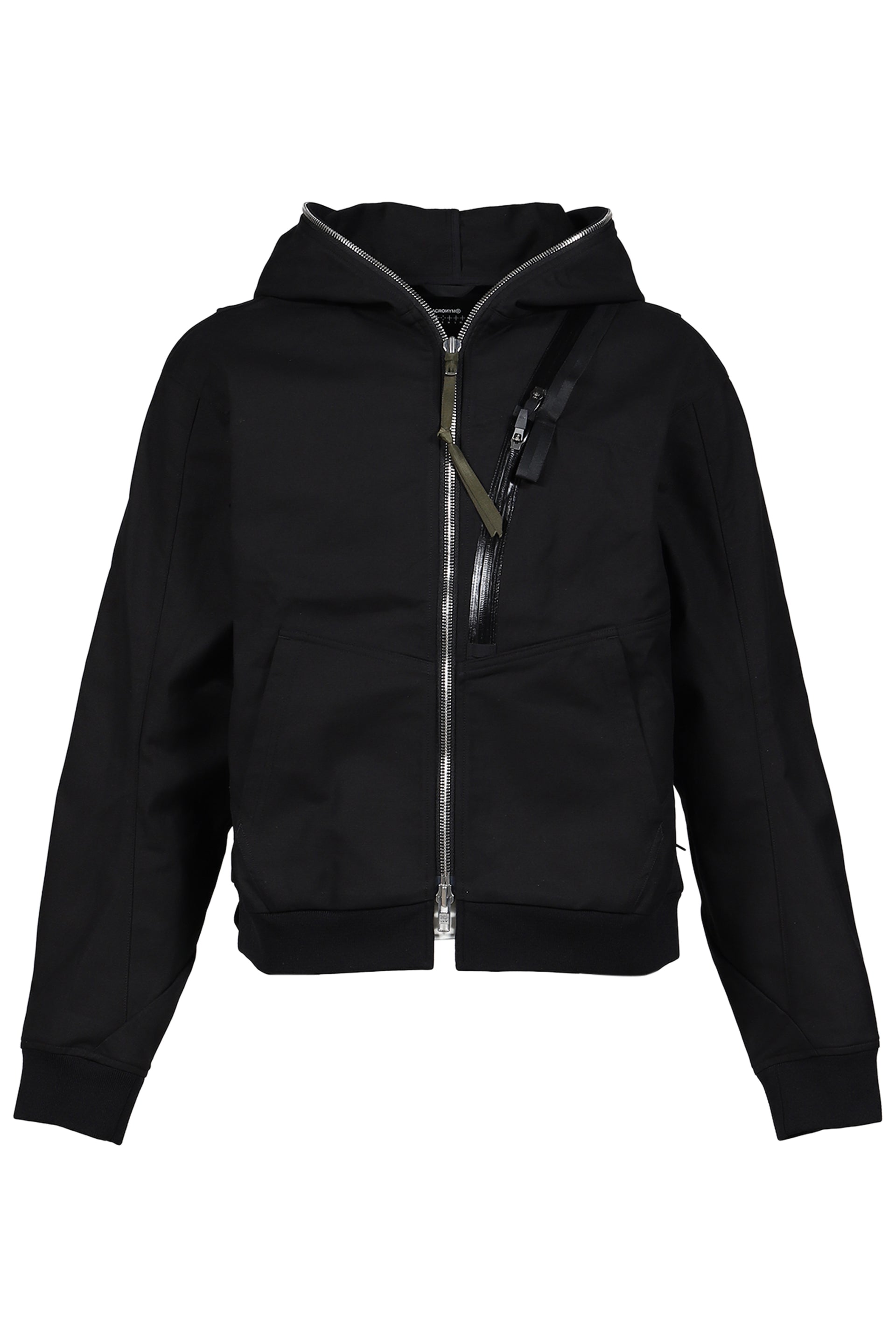 HOODED PARKA JACKET / BLK