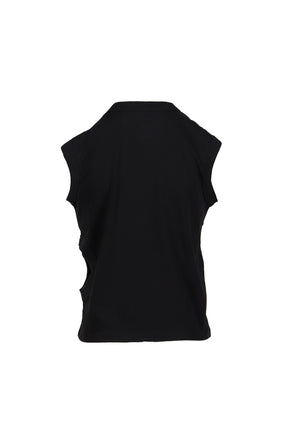 WHO TF TWISTED T SHIRT KNIT / BLK