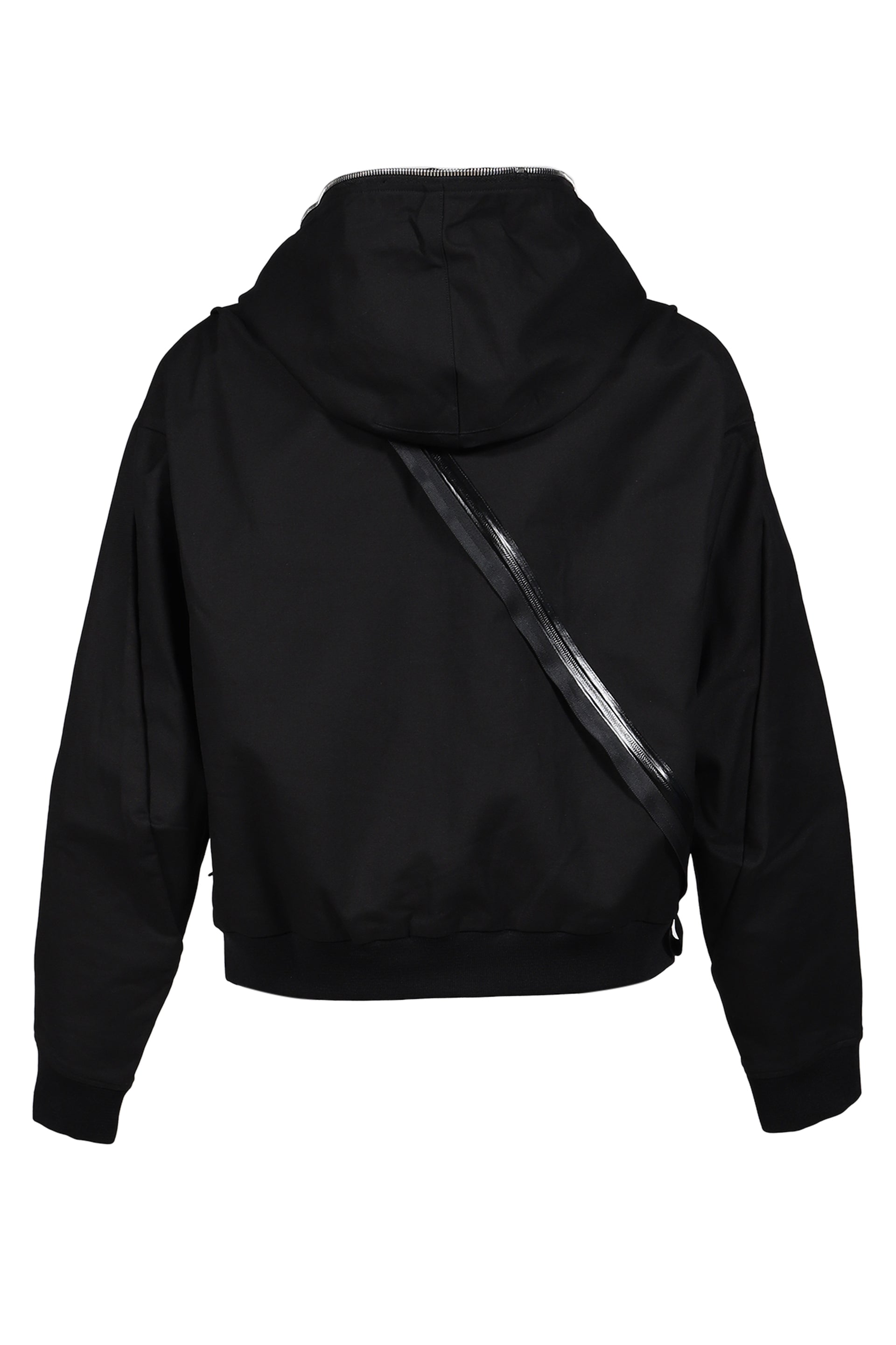 HOODED PARKA JACKET / BLK