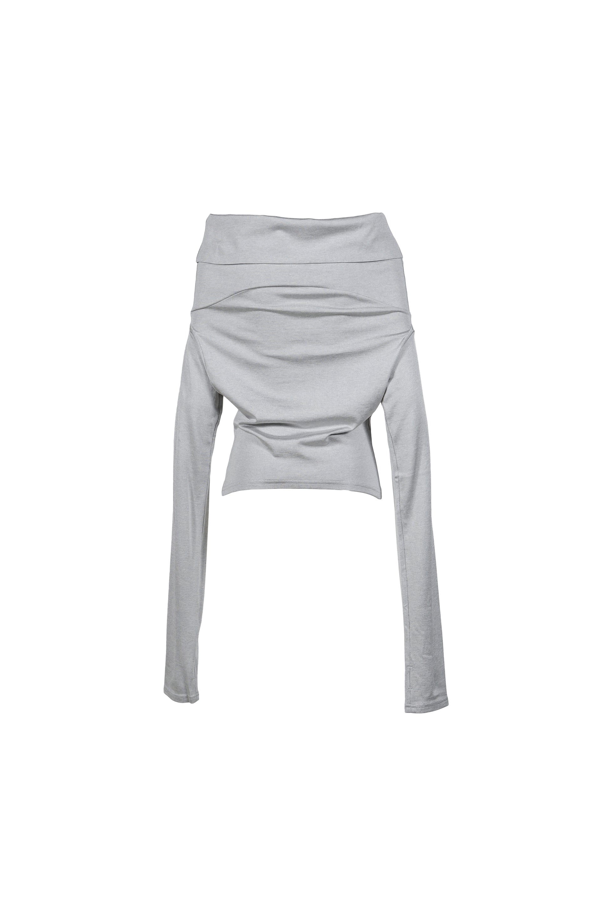 LULU LONG SLEEVE FOOTBALL JERSEY / GRY