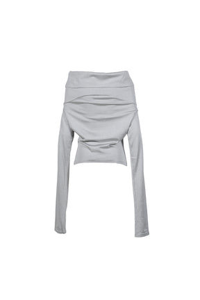 LULU LONG SLEEVE FOOTBALL JERSEY / GRY