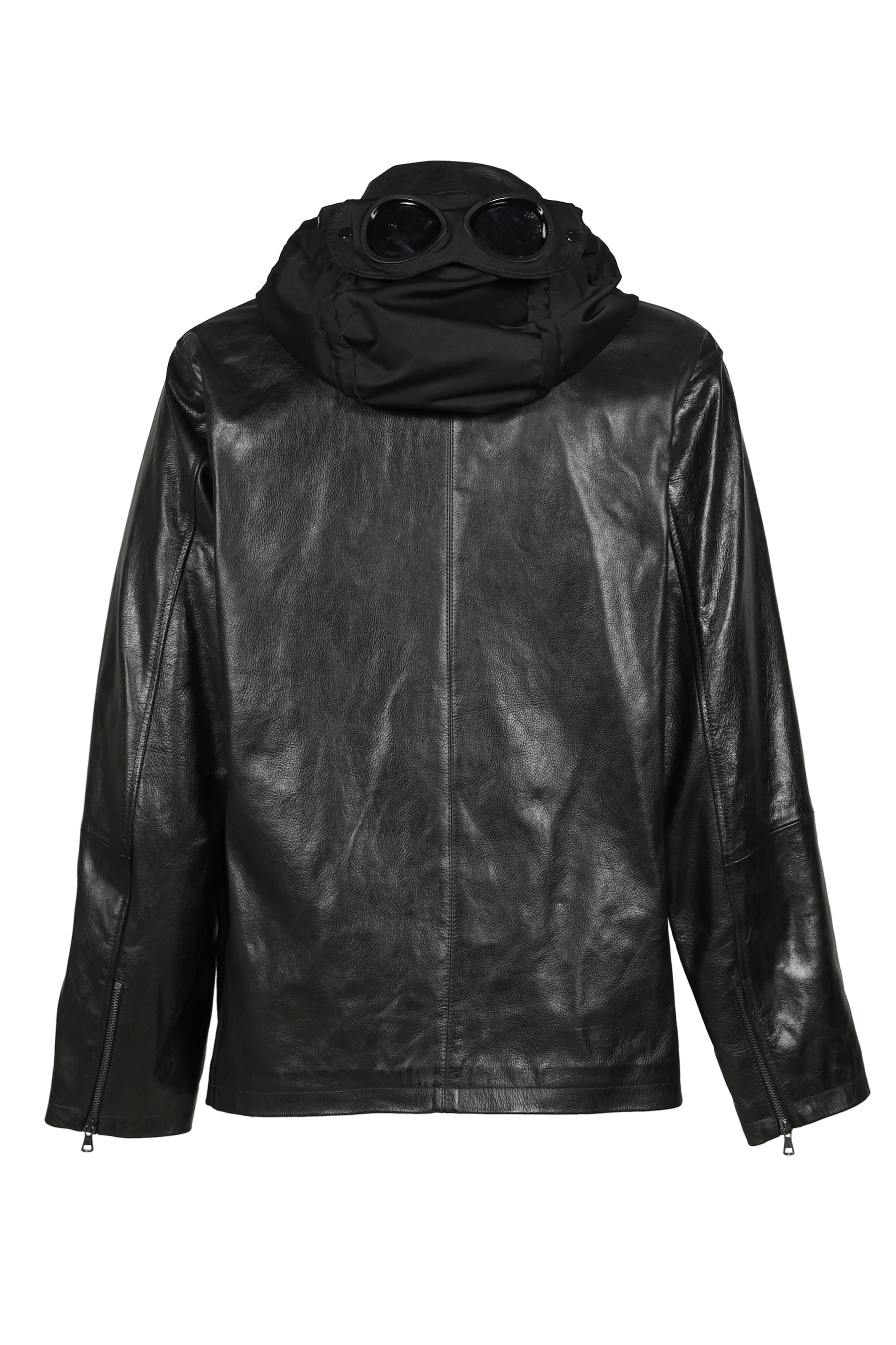 OW MEDIUM JACKET IN LEATHER / BLK