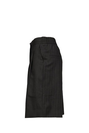 BAGGY SHORTS / BLK STRIPED