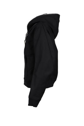 HOODED PARKA JACKET / BLK