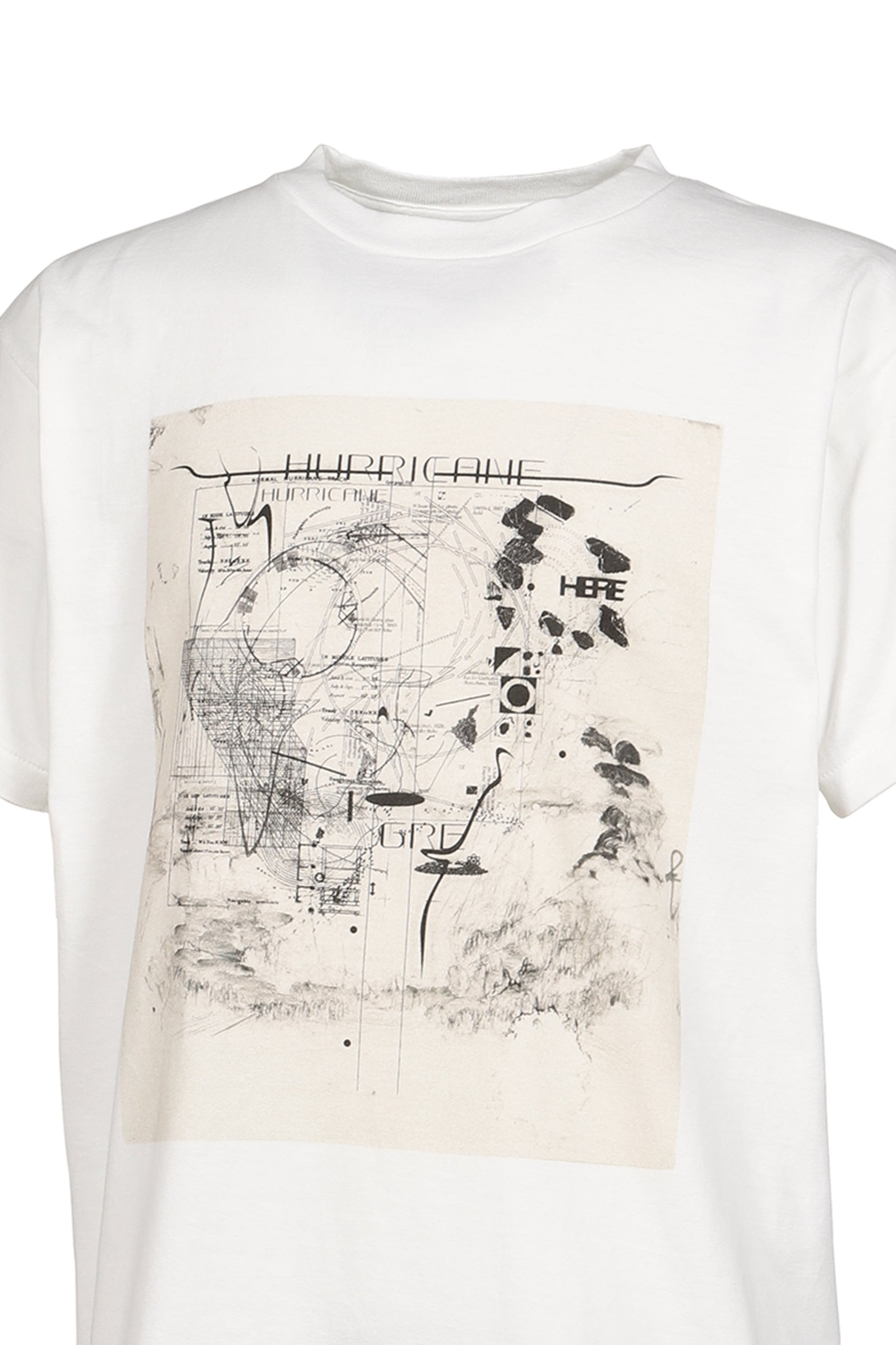 RISE UP THE VALLEY LIKE A HURRICANE TEE / WHT