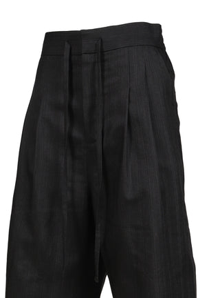 BAGGY SHORTS / BLK STRIPED
