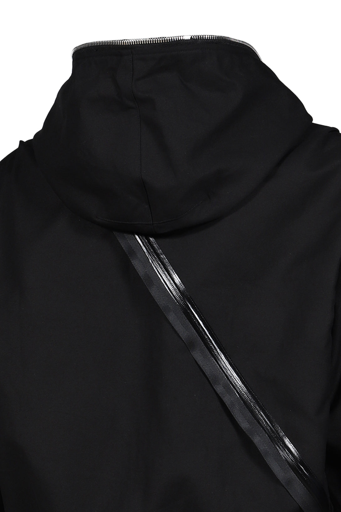 HOODED PARKA JACKET / BLK