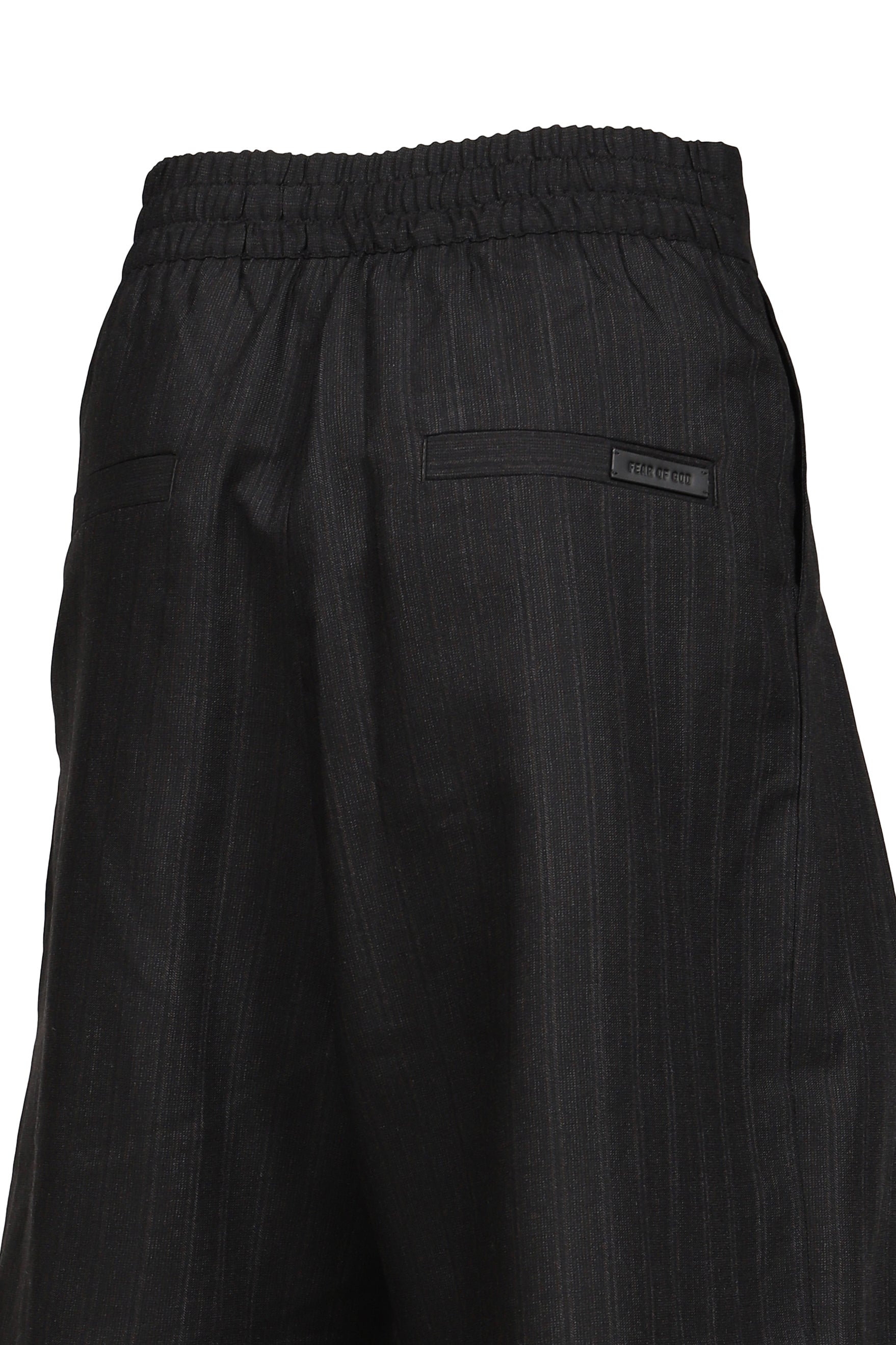 BAGGY SHORTS / BLK STRIPED