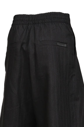 BAGGY SHORTS / BLK STRIPED