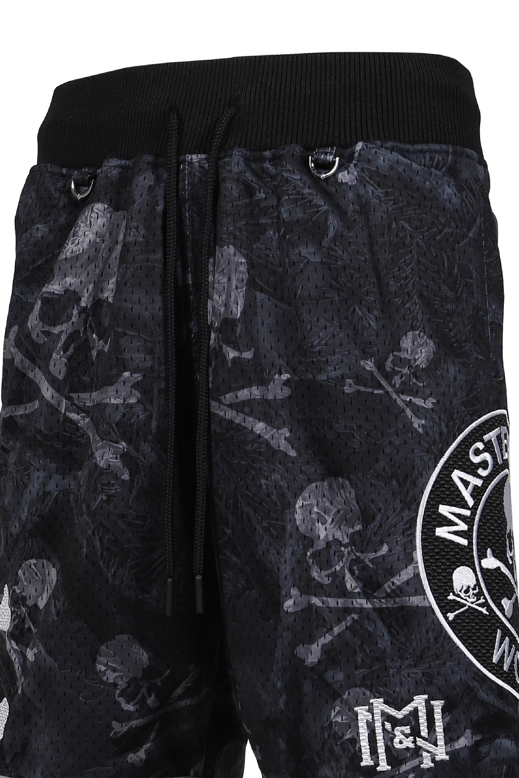 BT16958-CLBBLCK/MASTERMINDXM&N PRINT SHORTS / BLK