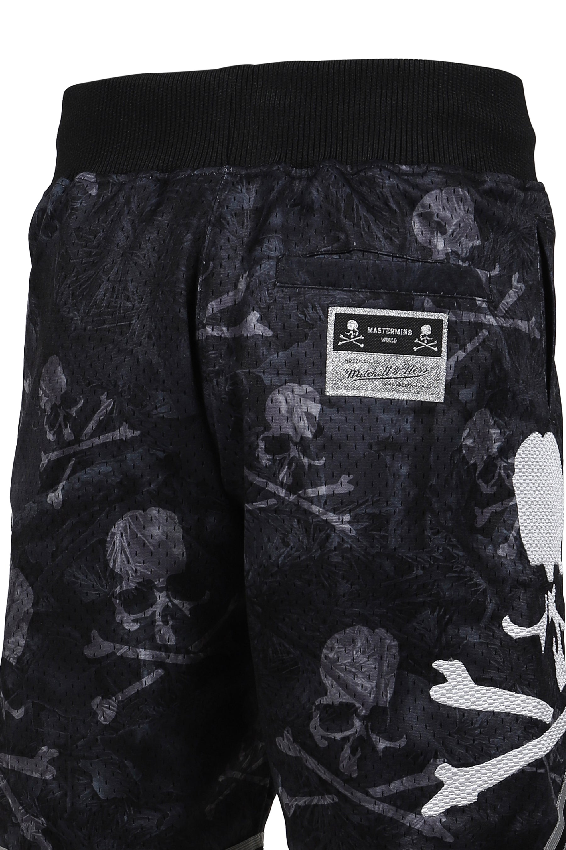 BT16958-CLBBLCK/MASTERMINDXM&N PRINT SHORTS / BLK