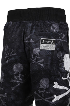 BT16958-CLBBLCK/MASTERMINDXM&N PRINT SHORTS / BLK