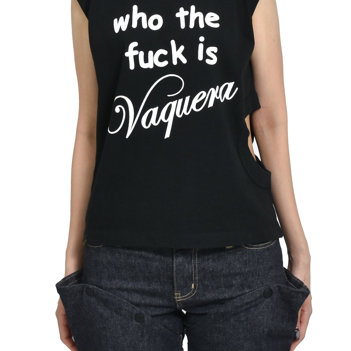 VAQUERA 25SS who tf Tシャツ Who TF T Shirt | VAQUERA