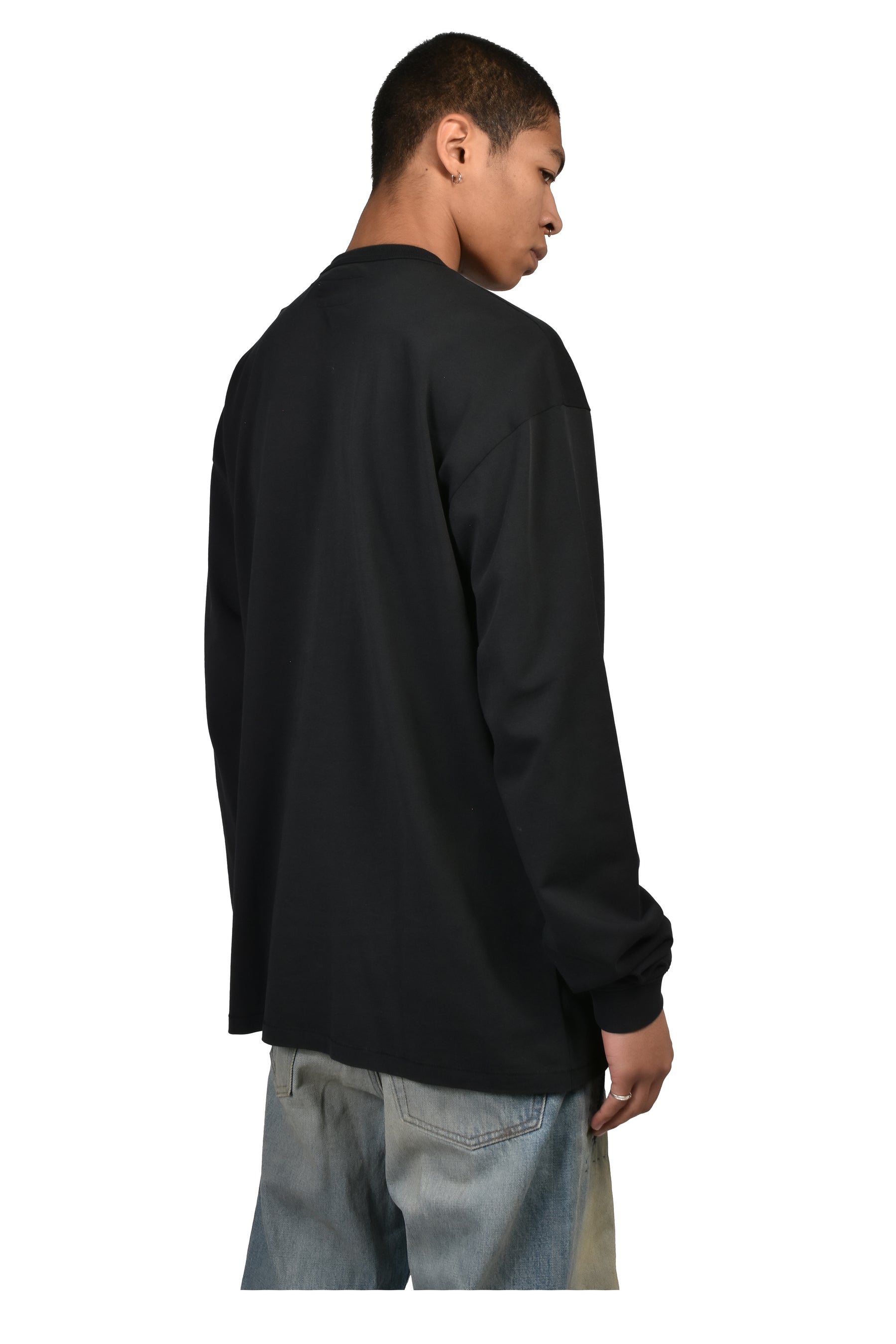 UNISEX MONEY LONGSLEEVE TEE KNIT / BLK