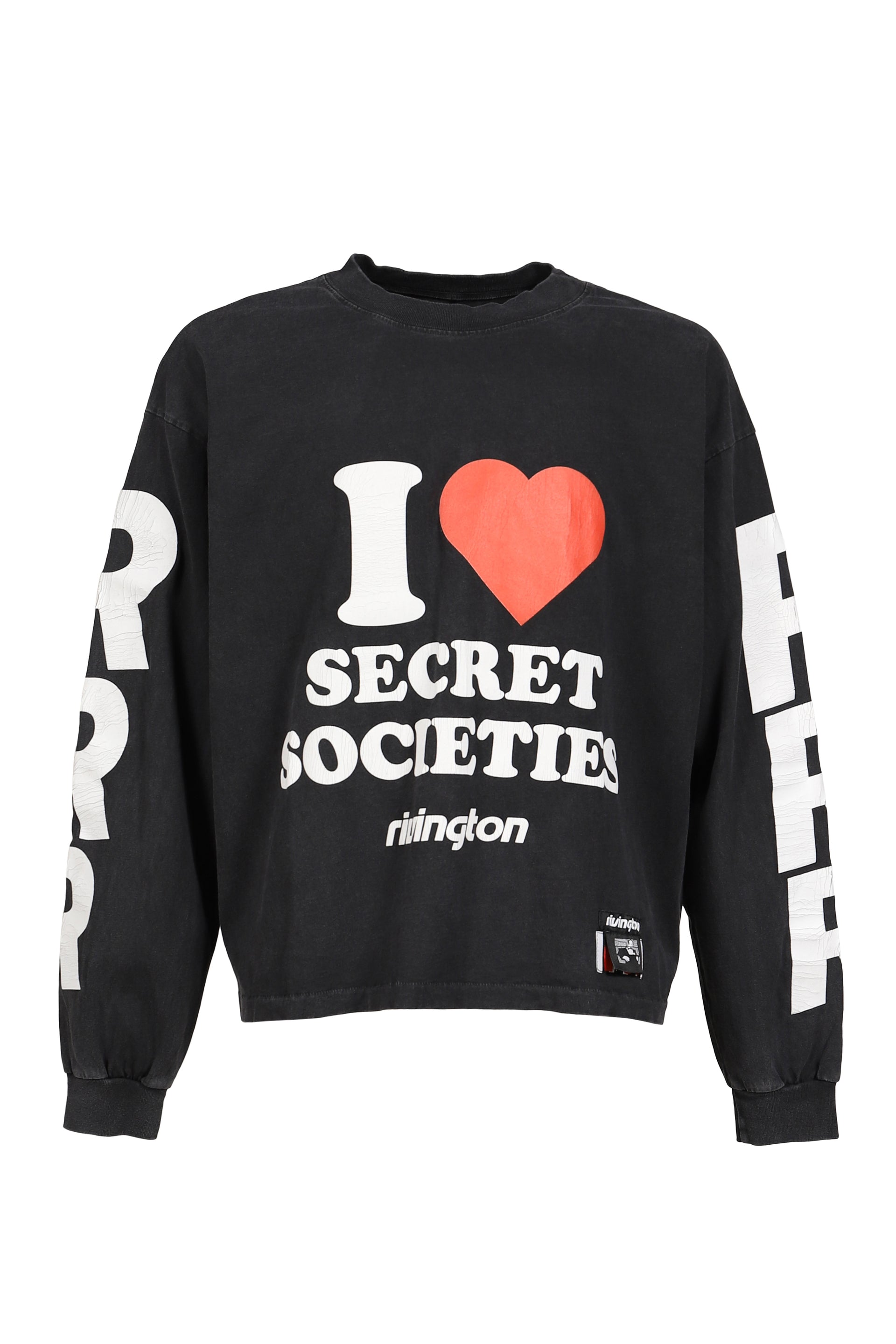SECRET SOCIETITES GARDEN LS TEE / BLACK