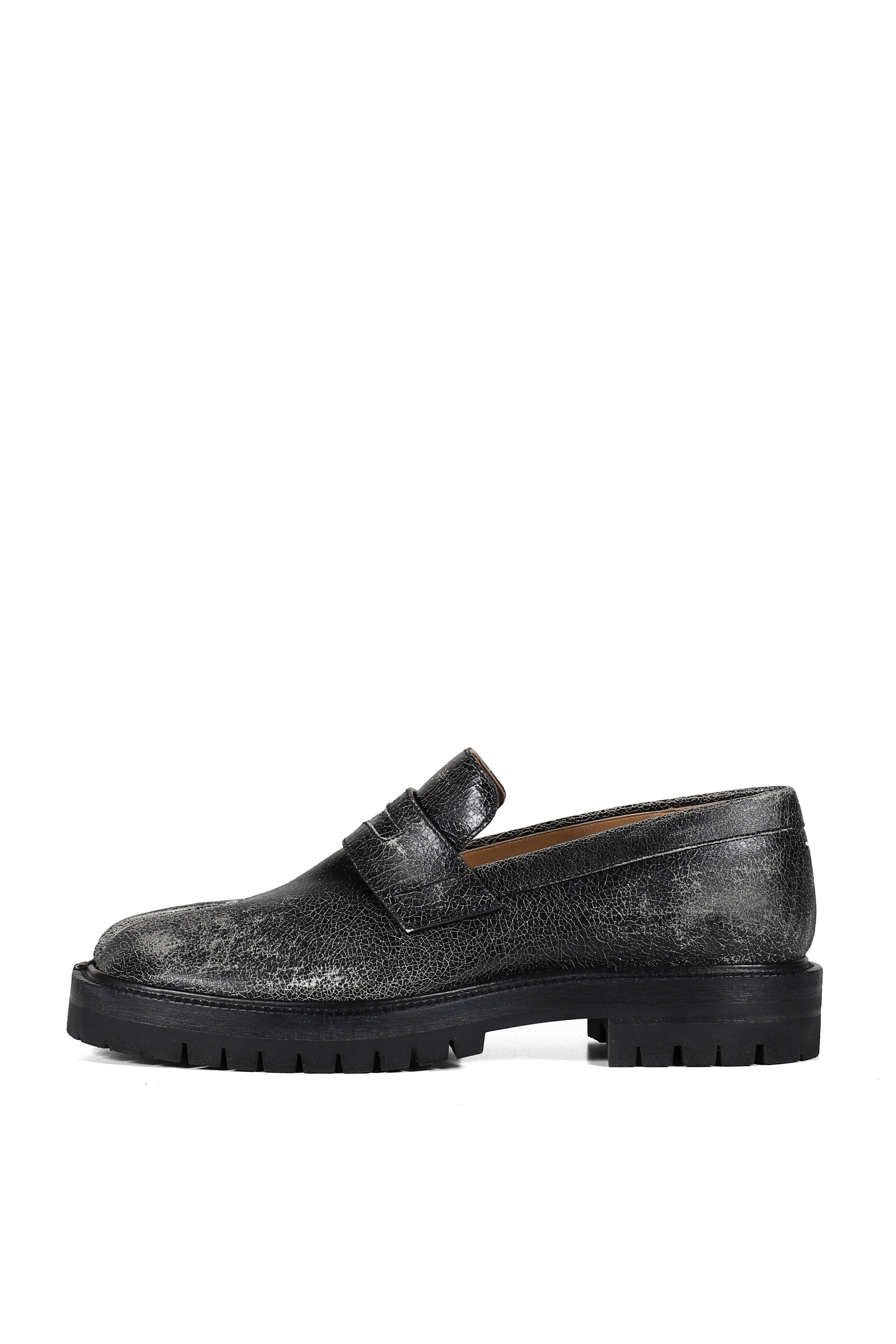 TABI COUNTY LOAFER / BLK WHT