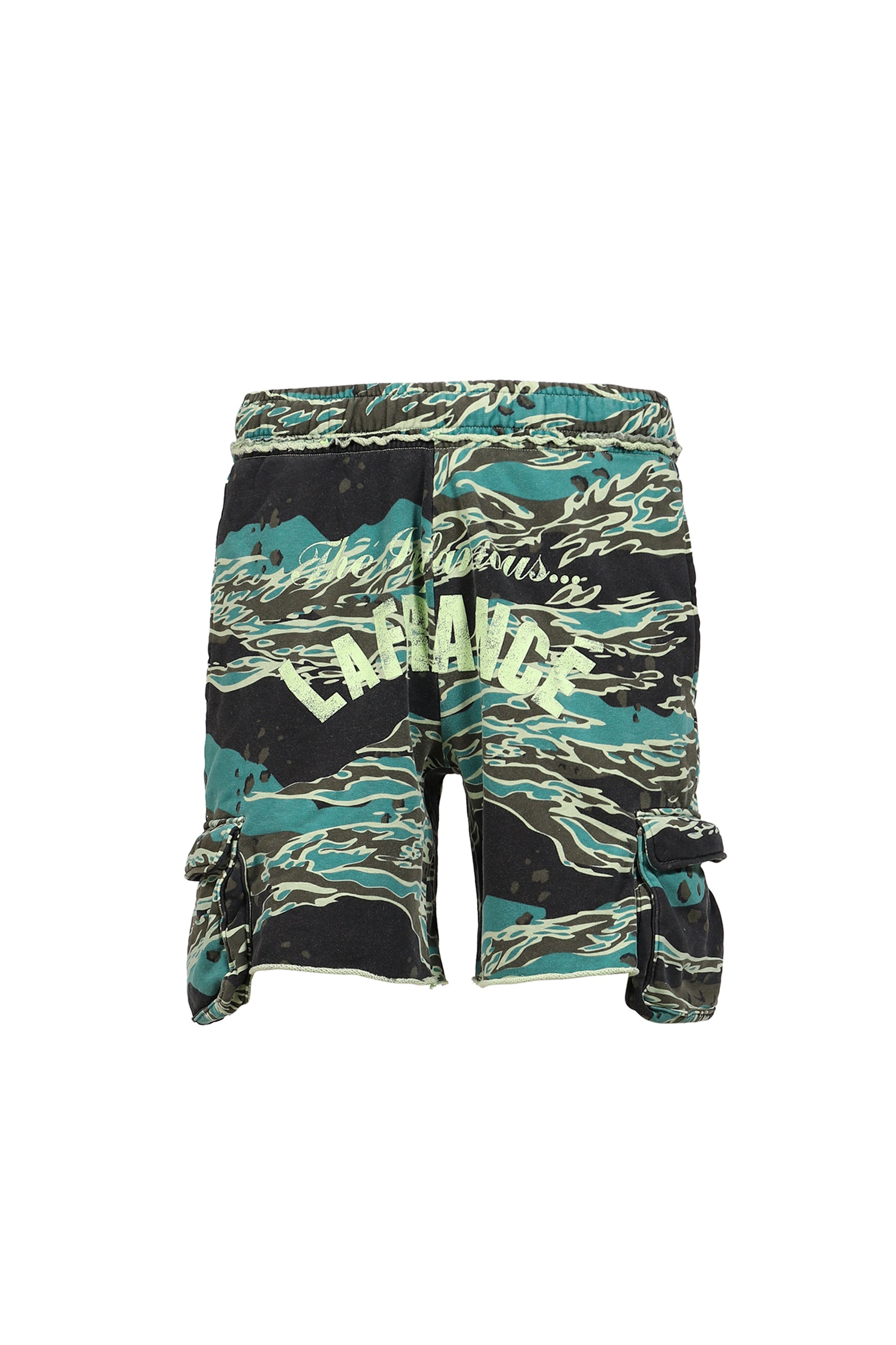 LA FRANC_ SUPPLY TERRY SHORTS / GRN TERRAIN