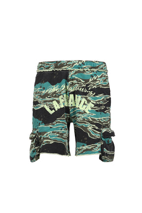 LA FRANC_ SUPPLY TERRY SHORTS / GRN TERRAIN