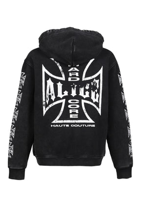 MOTO COUTURE  HOODIE (EXCLUSIVE) / BLK